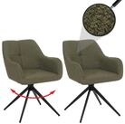 MCW Esszimmerstuhl MCW-O47 (Set, 2 St), Hohe Stoffqualit&auml;t 270 g/m, Abgerundete