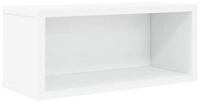 vidaXL Aufbewahrungsbox CD-Aufbewahrungsregal Wei&szlig; 40 x 17 x 17 cm...