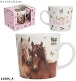 Depesche Tasse Miss Melody Becher in Geschenkbox, 250 ml, Porzellan, Pferd