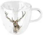 Ambiente Luxury Paper Products Tasse, Glas, Tasse 10cm Glas doppelwandig 0,2L...