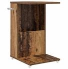 vidaXL Beistelltisch vidaXL Beistelltisch Mit Rad Altholz 40 x 35 x 60 cm