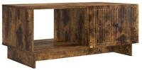 vidaXL Couchtisch vidaXL Couchtisch R&auml;uchereiche 90 x 50 x 40 cm Holzwerkstoff
