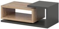 Masseno Couchtisch BOTTEGA 120 cm Kaffeetisch Anthrazit