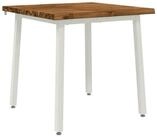 vidaXL Esstisch 80 x 80 x 75 cm 80x80x75 cm Massivholz Akazie Nat&uuml;rlich und...