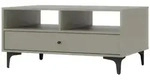Masseno Couchtisch TORINO 100,2 cm Kaffeetisch mit 1 Schubladen Gr&uuml;n