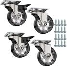 SO-TECH&reg; M&ouml;belrolle Lenkrollen RAPID inkl. Schrauben, belastbar bis 35 kg /...