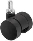SO-TECH&reg; Doppelrolle AACHEN &Oslash; 35 mm Tragkraft pro M&ouml;belrolle 40 kg, mit M8