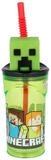 Minecraft Trinkflasche Trinkbecher &ndash; 3D Kinderbecher & Strohhalmbecher 360 ml