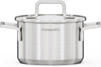 Hanseatic Kochtopf DAILY, Edelstahl 18/10 (1-tlg), handfreundliche Griffe,