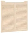 vidaXL Zimmert&uuml;r 100 x 50 cm Schwingt&uuml;ren 2er Set Natur Massives Kiefernholz