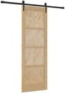 vidaXL Haust&uuml;r Schiebet&uuml;r ORKDAL 73,5 x 211 cm Massives Kiefernholz (1-St)