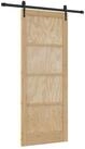 vidaXL Haust&uuml;r Schiebet&uuml;r ORKDAL 86 x 211 cm Massives Kiefernholz Natur (1-St)