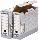 FELLOWES Archivcontainer Bankers Box Archivschachtel System 1080501 grau/wei&szlig;