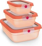 Emsa Frischhaltedose oneClick, Polyprophylen (PP), (Set, 3-tlg), verschlossen...