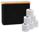 relaxdays Toiletten-Ersatzrollenhalter Toilettenpapier Aufbewahrung 12 Rollen,