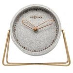 NEXTIME Tischuhr Nextime Tischuhr Cross Table 17,5 x 15,5 cm grau