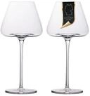 Intirilife Weinglas, 2-tlg., Glas, 2x Wein Glas 600ml Rotwein Glas Kelch