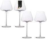 Intirilife Weinglas, 4-tlg., Glas, 4x Wein Glas 600ml Rotwein Glas Kelch
