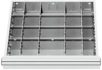 Stier Kleinteilemagazin STIER Schubladeneinteilung Metalleinteilung BLH 100/125...