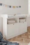 Finori Kommode Wickelkommode Landwood 120 cm Wei&szlig; (1 St)