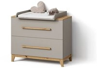 Livinity&reg; Wickelkommode Mailo, Cashmere/Artisan/Artisan, mit 2 Schubladen
