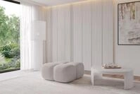 ALTDECOR Pouf Miko-Puf (Pouf Sitzsack-Hocker modularer 90x90x45), Indoor Poufs