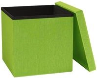 VCM Schuhbank Boxas B. 38 x T. 38 x H. 38 cm, Stoff-Sitztruhe, Kiste f&uuml;r...