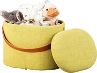 Inter Link Hocker Dilia Stauraumhocker, Sitzhocker, Pouf, moderne Trendfarben,...