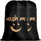 LuxusKollektion W&auml;schesack W&auml;schesack 420D Nylon Kordelzug 120L faltbar Smiley