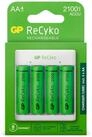 GP Batteries USB Akku-Ladeger&auml;t AA / AAA + 4x AA-Akku ReCyko Akku-Set Mignon...