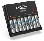 ANSMANN AG Akku Ladeger&auml;t f&uuml;r 1-4 AAA,AA NiMH Akkus inkl. 8x AA 2850er AA