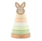 BIECO Stapelspielzeug Bieco Stapelturm Baby Hase Fine FSC