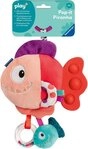 Ravensburger Greifspielzeug Babywelt Bei&szlig;ring Play+ Pop-it Piranha rot 04871