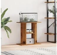 vidaXL Aquariumunterschrank Aquariumst&auml;nder Altholz-Optik 60x30x60 cm...