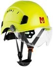 Mustbau Schutzhelm EN397 Schutzhelme mit Schwei&szlig;band und Visier, 53 bis 63cm
