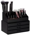 relaxdays Make-Up Organizer 2 x Make Up Organizer schwarz, 2-tlg.