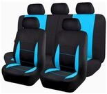 LuxusKollektion Autositzbezug Auto Sitzbez&uuml;ge Universal Set Mintblau/Schwarz