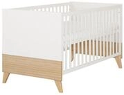 roba&reg; Babybett Theo 70 x 140 cm - modernes Gitterbett - Fr&auml;sungen - Holz,...