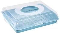 keeeper Kuchentransportbox Party Butler Kuchenbeh&auml;lter 45x35x11cm, Kunststoff,...