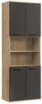 mokebo Hochschrank Der Kapit&auml;n (180x33x34 cm, mit 5 Einlegeb&ouml;den) hoher...