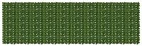 vidaXL Balkonsichtschutz Balkonsichtschutz mit Bl&auml;ttern Gr&uuml;n 500 x 150 cm...