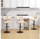 LuxusKollektion Barhocker Barhocker H&ouml;henverstellbar PU Leder Drehstuhl...
