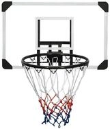 vidaXL Basketballkorb Basketballkorb Transparent 71x45x2,5 cm Polycarbonat
