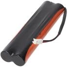 AccuCell Notleuchtenakku NiMH 4,8V 3700mAh L2x2 4/3A mit 100mm Kabel und Steck...
