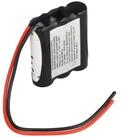 AccuCell Notleuchtenakku NiMH 6V 3000mAh F1x3 Mignon AA mit 150mm Kabel ersetz...