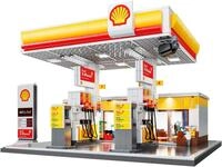 Jamara CaDA, Bricks, Shell Tankstelle mit Shop und Waschanlage (402857)