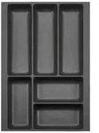 SO-TECH&reg; Besteckeinsatz ORGA-BOX II Leinwandstruktur, f&uuml;r Nobilia bis 07/2012,