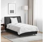 vidaXL Bett Ganzjahresbettdecke mit Kissen 2 Stk. Wei&szlig; Mikrofaser (2-tlg)