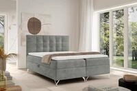 Fun M&ouml;bel Boxbett Bett Schlafzimmerbett MERSIN in Strukturstoff Coral (Kopfteil