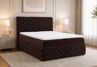 Home Collective Boxspringbett Polsterbett Doppelbett Bett mit Stauraum und...